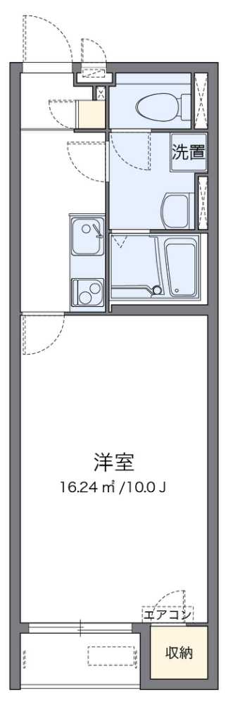 クレイノリアン　Ｋの間取り