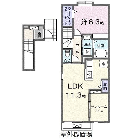 【ミヤビ　ストーンの間取り】