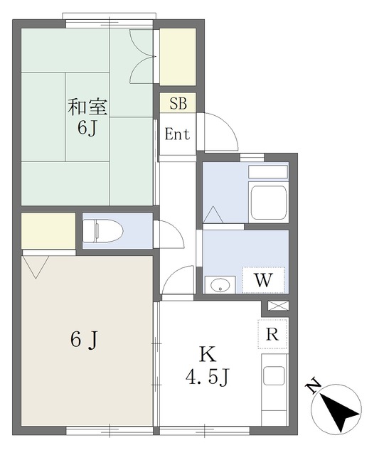 クレスト越谷の間取り