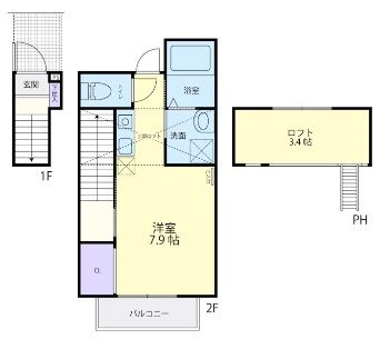 ＳＵＮ　ＶＩＬＬＡ（サン　ヴィラ）の間取り