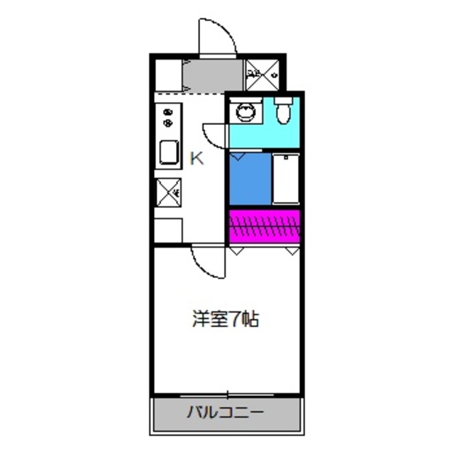 GROOVE堺東の間取り