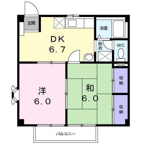 グリーンハイツ大森の間取り