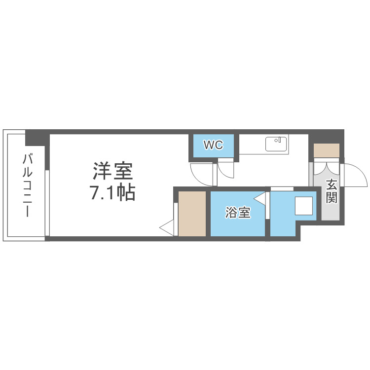 リヴィアス難波エアリーの間取り