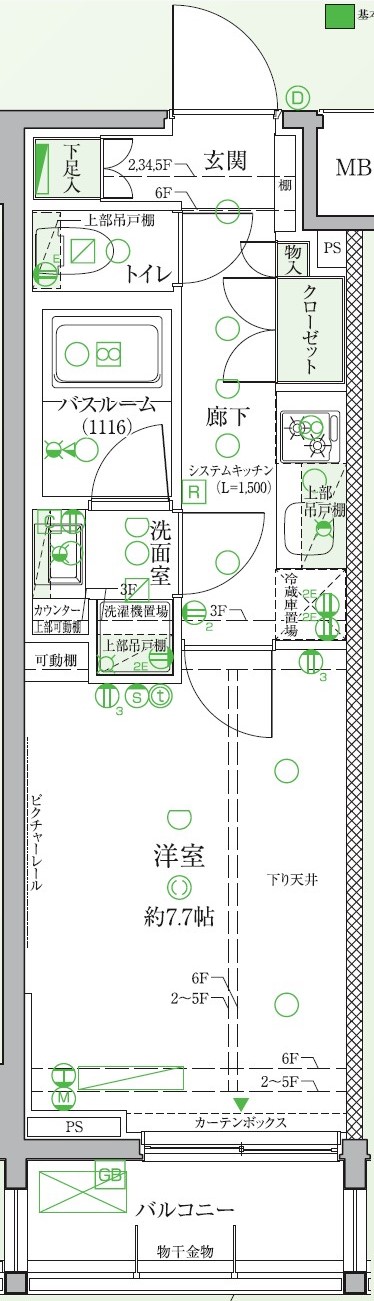 クレヴィスタ板橋西台IIの間取り