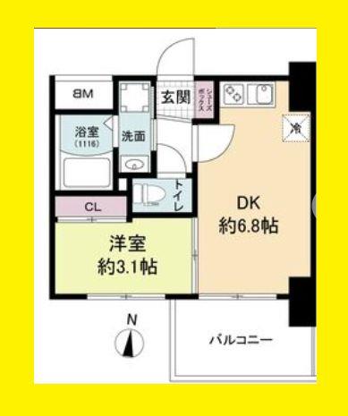 セレニテ東三国ミラクの間取り