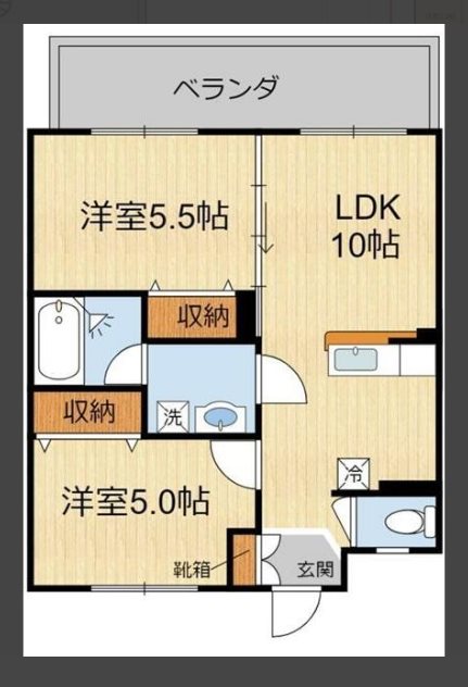 ガーデンパレスIIの間取り