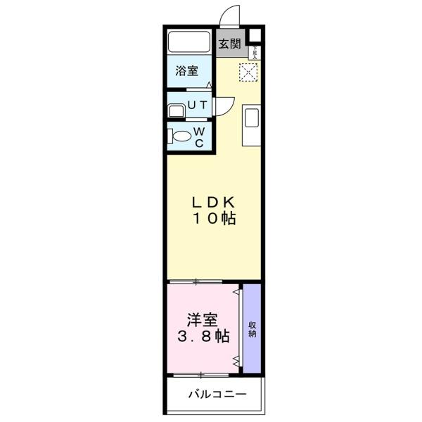 ディレットーレ堺東の間取り