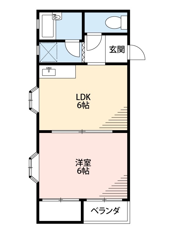 エトワールコーポの間取り