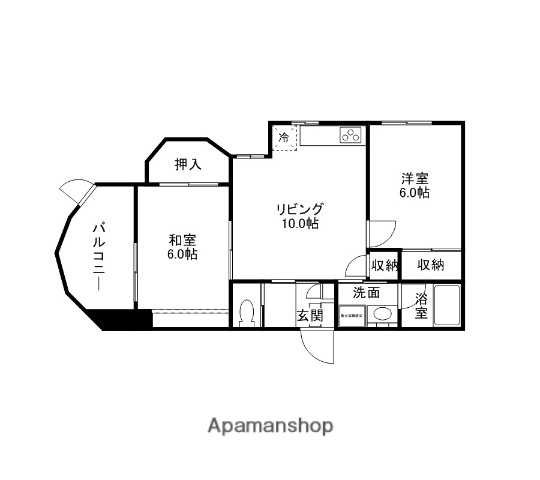 サンパレスさくらの間取り