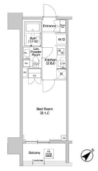 コンフォリア品川EASTの間取り