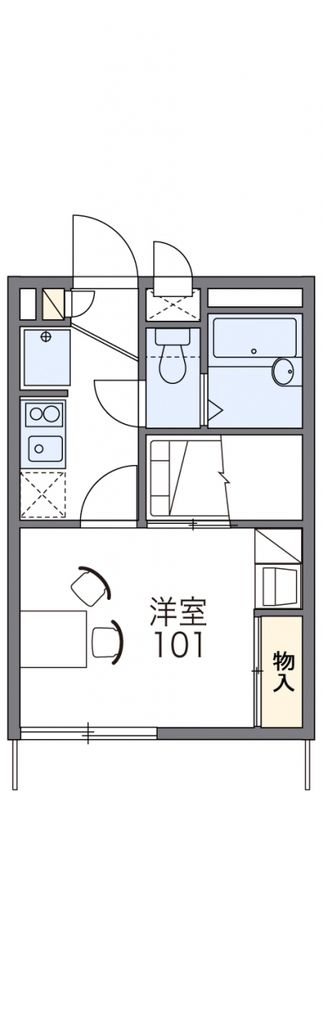 レオパレスオリエンスの間取り