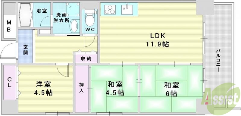 エスパシオ２１の間取り