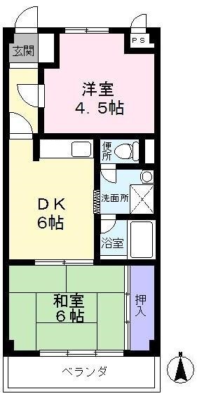 学園シティハイムＡの間取り