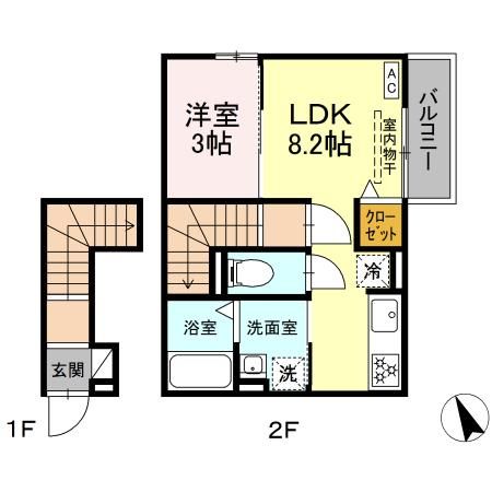 パークサイド柱I４の間取り