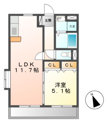 イル・コリーヌIIの間取り