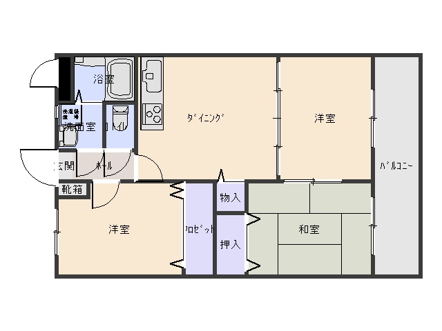 サンモール壱番館の間取り