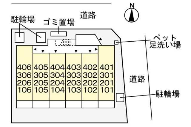 【ヴェリーヌの駐車場】