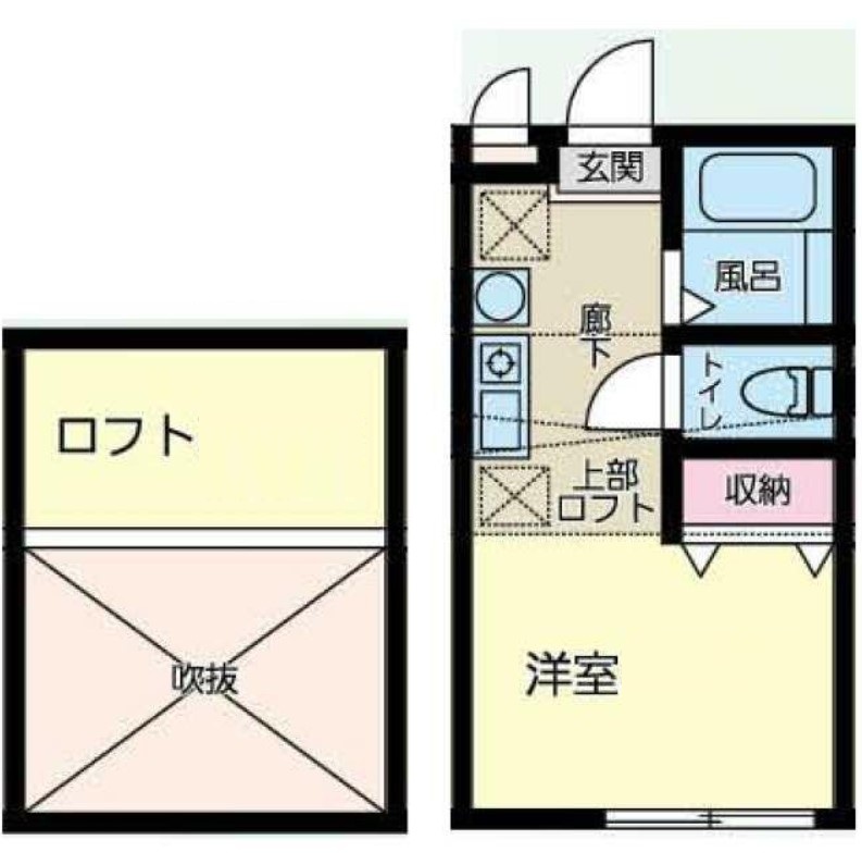 船橋市日の出のアパートの間取り