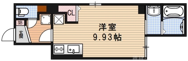 attrice東堀川（アトリーチェ東堀川）の間取り