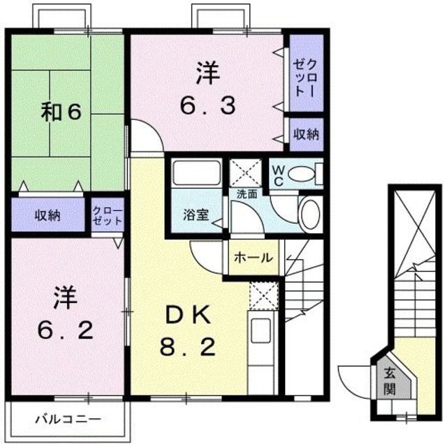 オーブリーメイプル楓の間取り