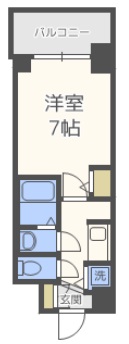 S-RESIDENCE都島の間取り