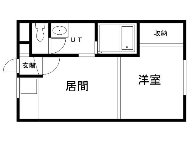 あっとほーむ２の間取り