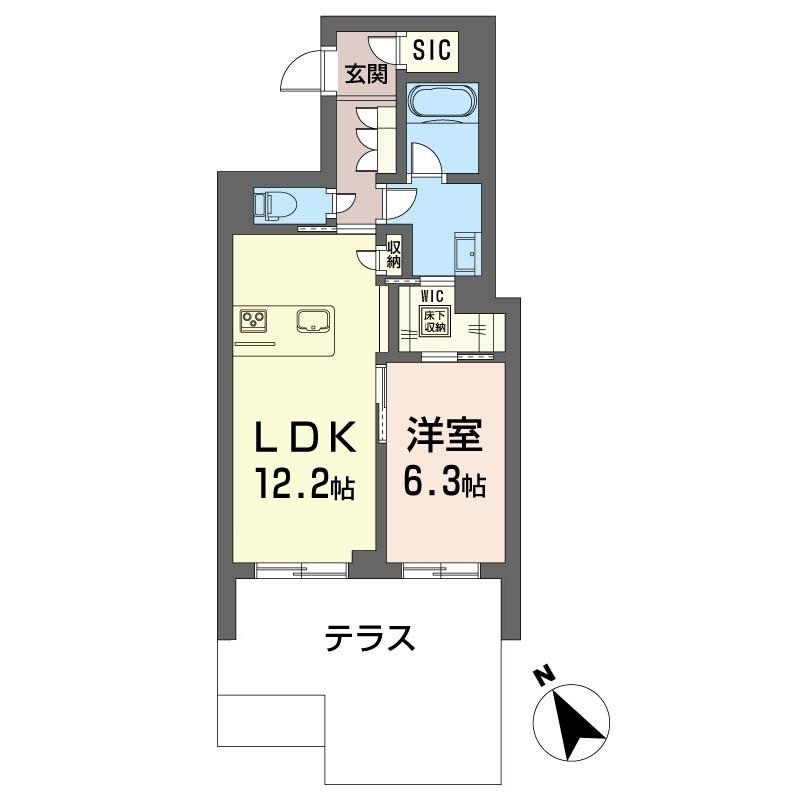 セントリビエ板橋の間取り