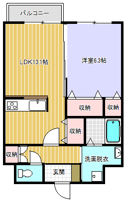 Ｄｏｕｘ　Ｍａｉｓｏｎ　栄の間取り