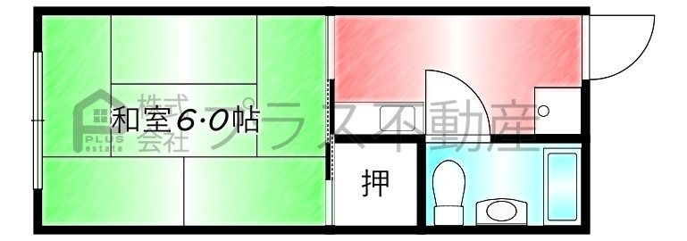 杉坂ハイツ　B棟の間取り