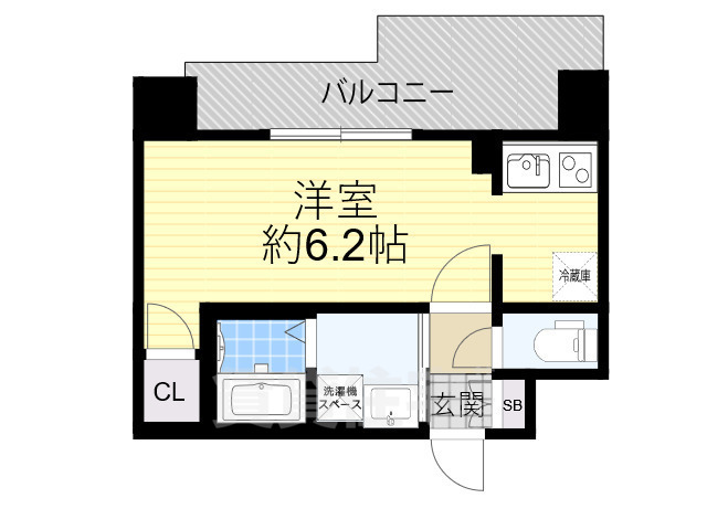 プレサンス東三国エンブレイスの間取り写真