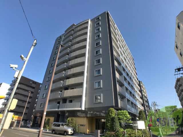 建物外観　仙台市宮城野区鉄砲町中「レジディア榴岡ウエスト棟」