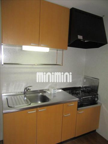 キッチン　広いキッチンでお料理に便利