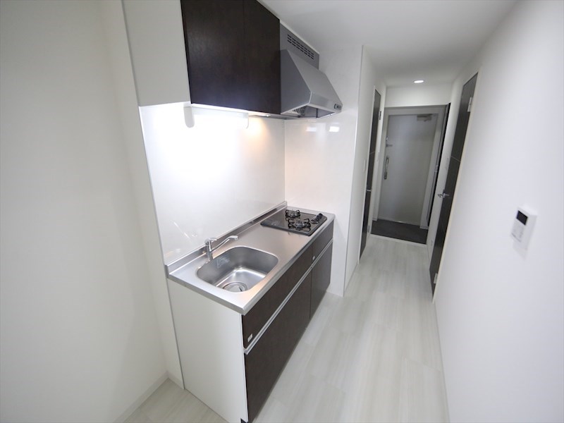 キッチン　システムキッチン（ガス2口コンロ付）