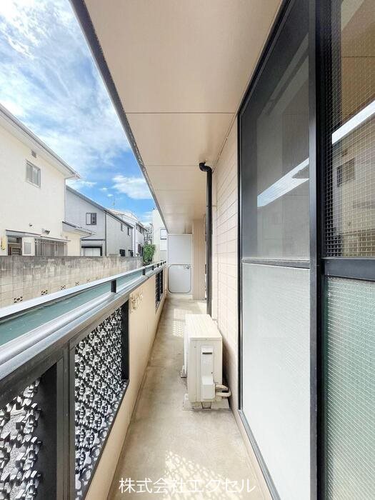 バルコニー　南向きです。