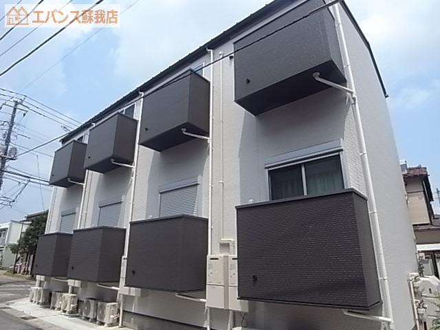 建物外観　初期費用約10万円+仲介手数料で入居可能