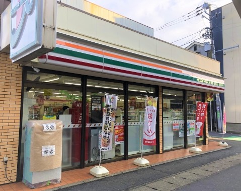 コンビニ　セブンイレブン 船橋大神宮下店（コンビニ）まで64m