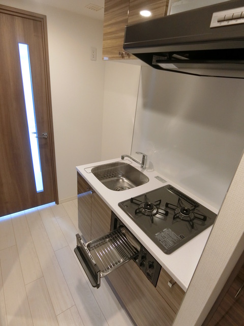 キッチン　２口ガスコンロ・グリル/システムキッチン！