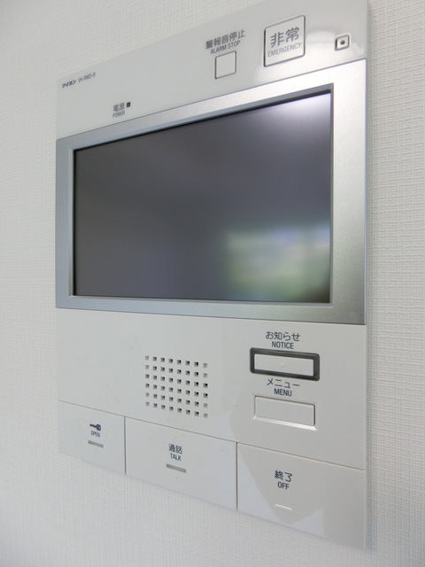 セキュリティ　モニター付インターホン！