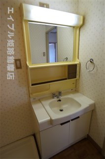 洗面設備　写真は反転のお部屋です