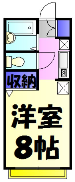 グリシーヌ藤崎IIの間取り写真