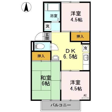 セゾン堤A棟_間取り_0