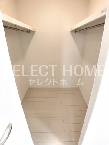 収納　たっぷりとした収納スペースです