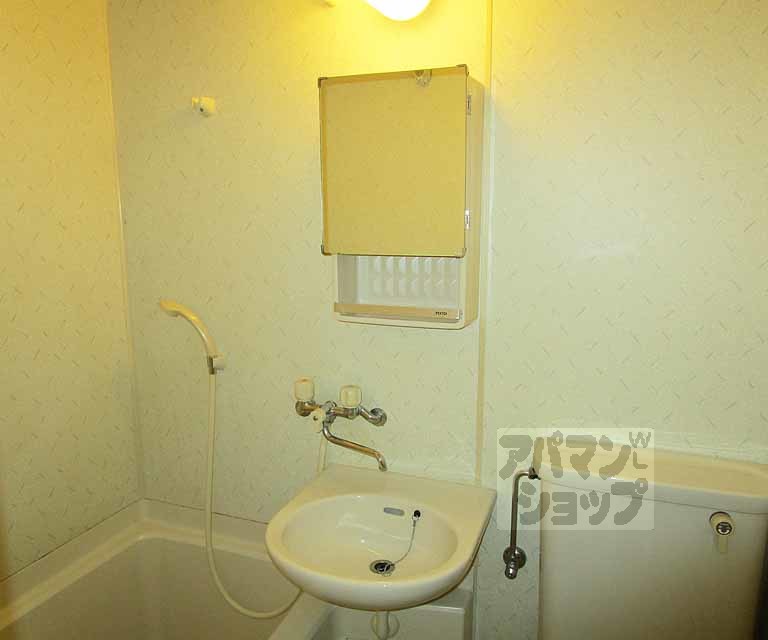 洗面設備　２０３号室の写真です。