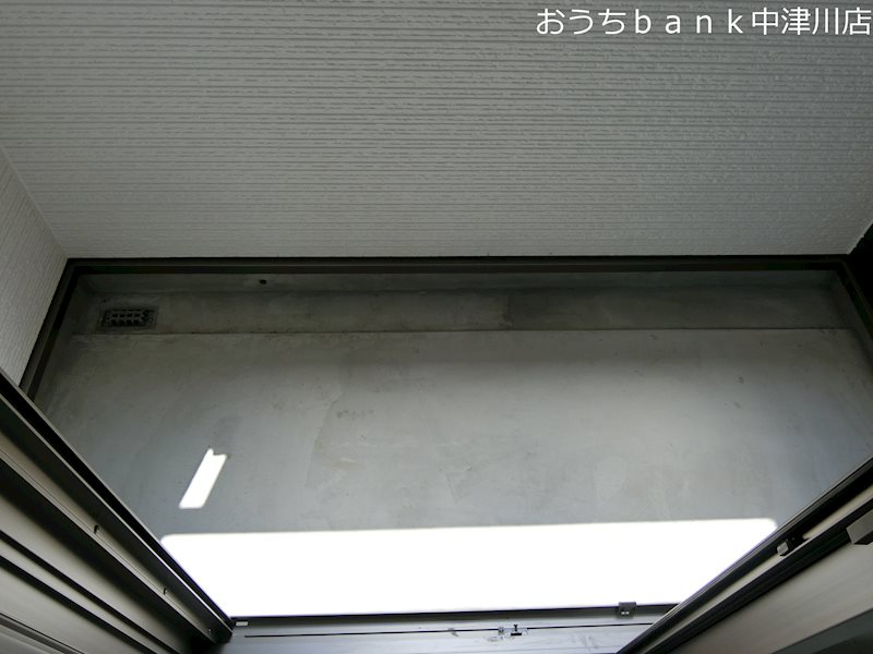 バルコニー　目隠しがあり1階でも安心