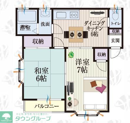b’CASAつくば八潮re-bornの間取り写真