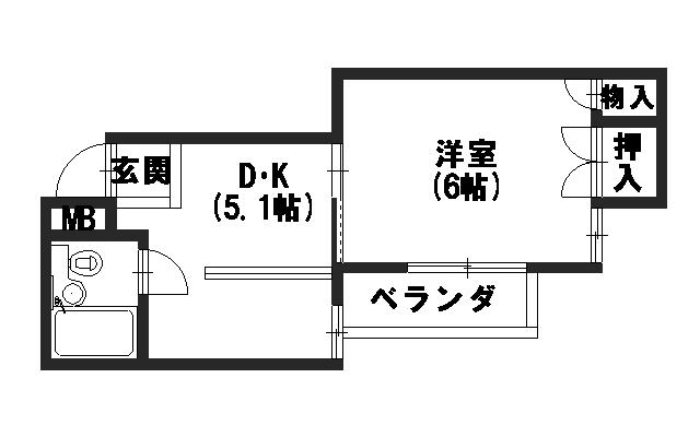 レジデンスパールの間取り写真