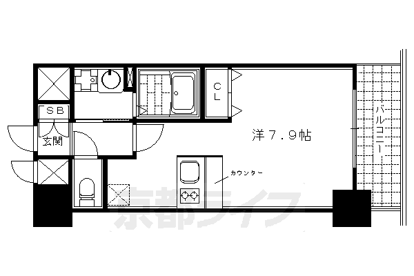 プレサンス京都四条河原町ネクステージの間取り写真
