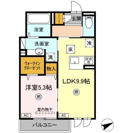ＪＲ山陽本線 横川駅 徒歩8分 3階建 築3年の間取り写真