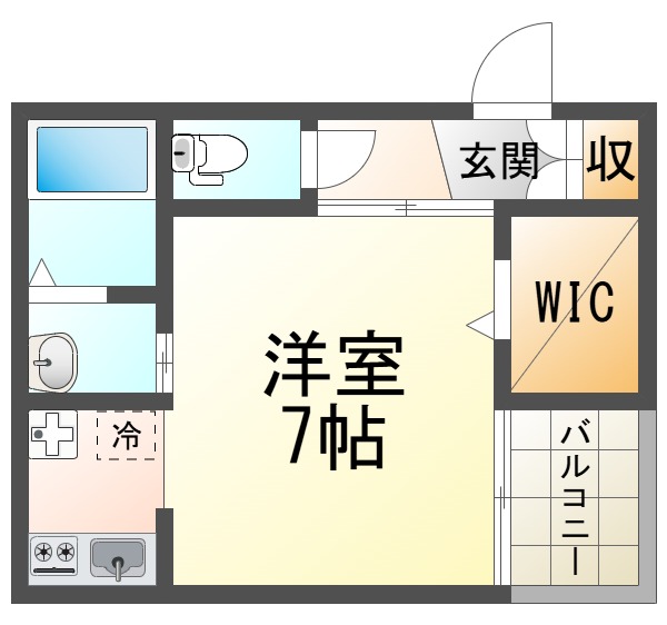 CASA出屋敷駅前の間取り写真