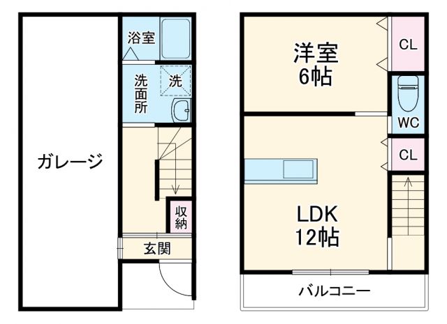 グランツガレージIIの間取り写真